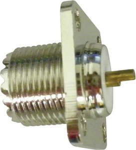 Złącze UHF TRU COMPONENTS  740934 złącze żeńskie do wbudowania pionowego 50 Ω 1 szt.