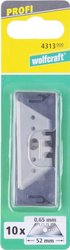 Profesjonalne ostrza trapezowe 0,65x52 mm Wolfcraft 4313000 10 szt.
