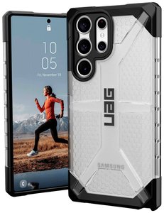 Urban Armor Gear Plasma Obudowa outdoorowa Samsung Galaxy S23 Ultra przeźroczysty Ładowarka indukcyjna, Odporny na wstrząsy