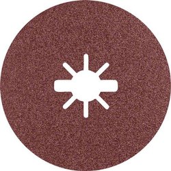 Pryzmat Ceramic, osłona z włókna szklanego, R781 metal, 125 x 22,23 mm, X-LOCK, K 80 Dysk fibrowy Bosch Accessories X-LOCK Prisma Ceramic 2608621796 25 szt.