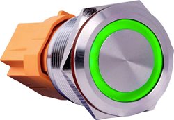 Przełącznik przyciskowy Joy-it BUTTON22C-L-GR BUTTON22C-L-GR, 22.20 mm, 250 V/AC, 15 A, 1 szt.