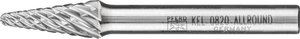 Frez z węglika wolframu, okrągły stożkowy 8x20 mm, trzpień ø 6 mm Nacięcie ALLROUND do wszechstronnego zastosowania Frez PFERD KEL 0820/6 ALLROUND 21001025, 8 mm x 60 mm , 1 szt.