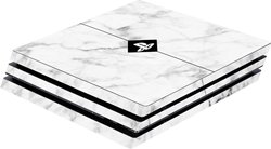Pokrowiec Software Pyramide Skin für PS4 Pro Konsole White Marble 97306, 1 szt.