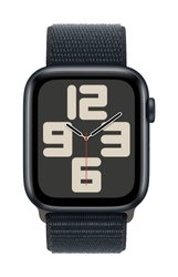 Apple Watch SE GPS 44 mm Aluminiowa obudowa Midnight ze sportową pętlą Midnight Apple Watch SE (2023) GPS 44 mm Obudowa aluminiowa Sport Loop Północ