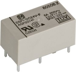Przekaźnik mocy PCB DSP 5 A/8 A, Panasonic DSP2A12 12 V 2 NO
