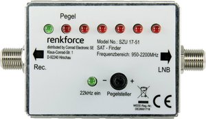 Renkforce RF-4470372 Wykrywacz sygnału satelitarnego