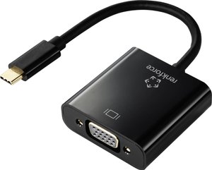 Przejściówka, adapter USB-C®, VGA Renkforce RF-4679564, [1x złącze męskie USB-C - 1x złącze żeńskie VGA]