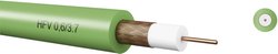 Kabel koncentryczny Kabeltronik 7406037S0, Średnica zewnętrzna: 6 mm, 75 Ω, zielony, Produkty w metrach bieżących