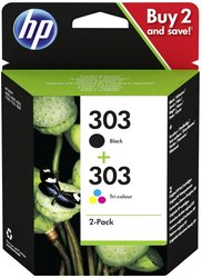 HP 303 Tusz Czarny, Cyjan, Magenta, Żółty 3YM92AE tusz oryginalny HP atrament 303 tusz oryginalny Combi-Pack Czarny, Cyjan, Magenta, Żółty 3YM92AE Tusz