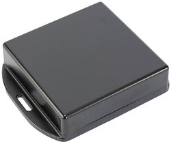 Obudowa uniwersalna Hammond Electronics 1551WXFLBK, (S x W x G) 80 x 80 x 22 mm, ABS, 1 szt.