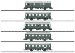 Wagon osobowy Märklin 43353 H0 zestaw 5 wagonów pasażerskich DB, MHI