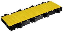 Sekcja środkowa mostu linowego DEFENDER by Adam Hall 869002, (D x S x W) 1000 x 330 x 73 mm, czarny/żółty, 1 szt.