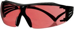 Okulary ochronne SecureFit SF422XSGAF-BLK z wbudowaną ochroną brwi PC 1 x i kolorową szybą UV SGAF 3M SecureFit SF422XSGAF-BLK Okulary ochronne z zabezpieczeniem przeciw zaparowaniu czarny