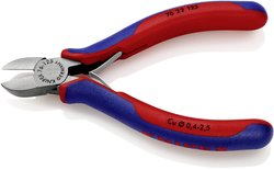 Szczypce boczne Knipex 76 22 125, 125 mm, 63 HRC, dla elektroników i mechaników