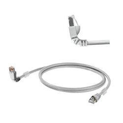 Kabel LAN Weidmüller 1248280010, 1 szt., RJ45, CAT 6a, S/FTP, 1.00 m, szary