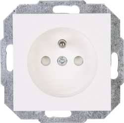 Gniazdo elektryczne Płytka przycisku Kopp HK 07 940429000, czysty biały