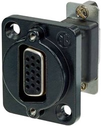 Adapter D-SUB Neutrik NADB15FF-B złącze żeńskie D-SUB 15-pin - złącze żeńskie D-SUB 15-pin