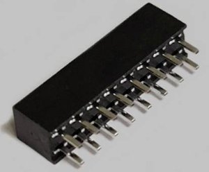 Listwa gniazdowa dwurzędowa 2x8-biegunowa, prosta, pozłacana, raster 2,54 mm, wysokość 5,7 mm, nierozdzielny BKL Electronic 10122221 Listwa złączy żeńskich (standardowa) 1 szt.