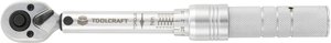 Klucz dynamometryczny z grzechotką 1/4'' (6.3 mm) TOOLCRAFT 819161, Moment obrotowy: 1 - 6 Nm