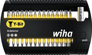 Zestaw bitów Wiha XLSelector Y-Bit 25 mm Phillips, Pozidriv, TORX® 30 szt. 1/4 '' Bity Wiha  41832 1 zest. krzyżakowy Phillips, krzyżakowy Pozidriv, TORX Plus