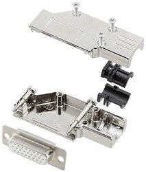 Zestaw listew żeńskich D-Sub encitech DCMR15-FK-HDS26-W-K 6355-8066-12, rzędy: 3, styki: 26, 90 °, 1 szt.