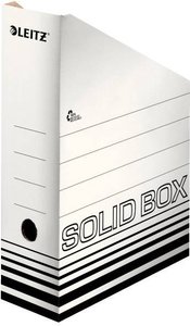 Leitz Solid 4607 4607-00-01  Segregator DIN A4 biały, czarny karton 1 szt.