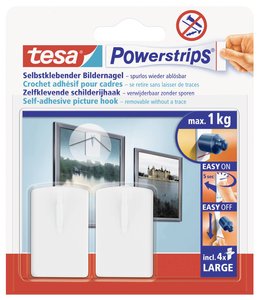 Hak samoprzylepny tesa POWERSTRIPS® 58031-00020-20 2 szt.