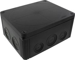 Skrzynka przyłączeniowa Wiska COMBI 1610 BK, IP66/IP67, (D x S x W) 200 x 160 x 94 mm, czarny, 1 szt.