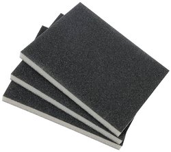 3-częściowy zestaw gąbek szlifierskich S z drobniejszym, do drewna i metalu  kwb 89000     3 szt.