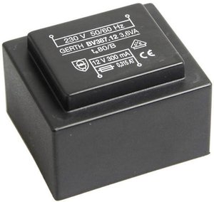 Transformator do PCB, EI 38/13,6 Gerth PTG384802 230 V N/A N/A 3.6 VA