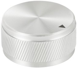 Pokrętło TRU COMPONENTS TC-11613824, z nakładką ze znacznikiem, (Ø x W) 34 mm x 17 mm, 1 szt.