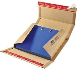 Pudełko na segregator Colompac 1554021 DIN A4 brązowy