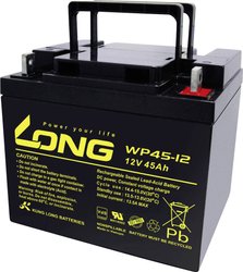 Akumulator ołowiowy Long WP45-12 WP45-12, AGM, 12 V, 45 Ah