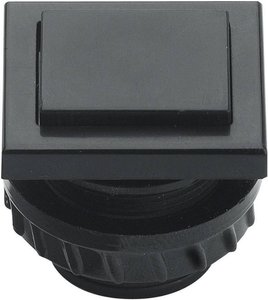 Przycisk do dzwonka Grothe 61045, 12 V/1,5 A, IP54, czarny