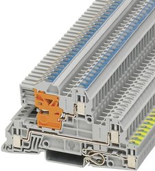Zacisk instalacyjny wielopoziomowy Phoenix Contact UTI 2,5-PE/L/NT, 3076028