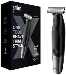 Maszynka do strzyżenia brody, Maszynka do strzyżenia włosów, Trymer do włosów na ciele Braun, możliwość mycia, czarny