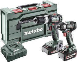 Metabo BSLBL+SSD200LTBL -Wkrętarka udarowa akumulatorowa, Wkrętarka udarowa akumulatorowa zaw. akumulator, zaw. ładowarkę