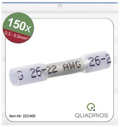 Złącze doczołowe Quadrios 22C469 22C469, z pełną izolacją , 0.3 - 0.5 mm², 26 mm, 1 zest.