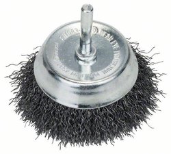 Szczotka garnkowa, drut falisty, 0,3 mm, 70 mm, 4500 obr/min Bosch Accessories N/A N/A Ø trzonka 6 mm 1609200270 1 szt.