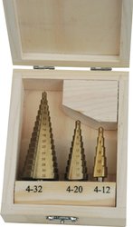 Zestaw wierteł stożkowych bezstopniowych Brüder Mannesmann M54603 1 szt.