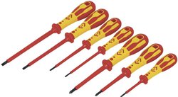 Zestaw wkrętaków VDE płaskich/PH Dextro, 7-częściowy Zestaw wkrętaków C.K  T49192D