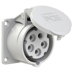 Gniazdo natynkowe CEE proste (70x70mm) 16A 5p 1h IP44/IP54 Puszka montażowa CEE PC Electric 315-1 16 A