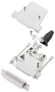 Zestaw listew żeńskich D-Sub encitech DTSL25-LJSRG-T-DMS-W-K 6355-8040-33, rzędy: 2, styki: 25, 180 °, 1 szt.