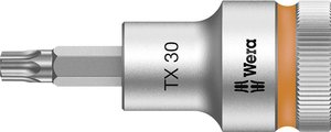 Klucz nasadowy Zyklop 12,5 mm (1/2''), T 30 x 60 mm Nasadka TORX T 30 Wera 8767 C HF 05003833001