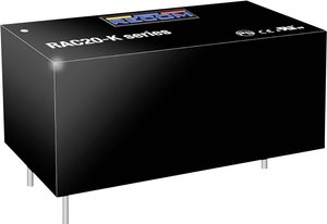Konwerter AC/DC 20 w „POWERLINE” 2„x1” 3 kV reg Zasilacz AC/DC RECOM RAC20-12SK 12 V  20 W