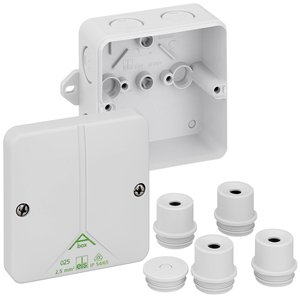 Puszka instalacyjna Spelsberg Abox m 025 AB-L, IP65, (D x S x W) 82 x 82 x 52 mm, szary, 1 szt.