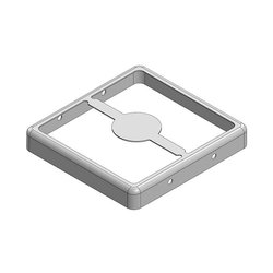 26,6 x 25,4 x 3,8 mm Dwuczęściowa, ciągniona bezszwowo osłona RF/ramka osłony EMI (CRS) Ekranowa rama osłonowa Masach TECH EMI/RFI-Abschirmung MS266-10F, 1 szt.