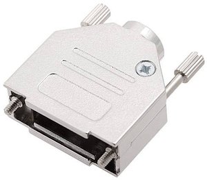 Obudowa złącza D-SUB encitech DTZK25-M3-K 6560-5105-03, odlew cynkowy, 180 °, 1 szt.