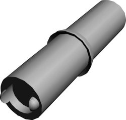 Obudowa złącza pin żeńskiego na kabel TE Connectivity 1-480349-0 1-480349-0, wire-to-wire, piny: 1, 1 szt.
