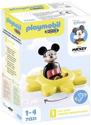 1.2.3 &amp, Disney: Obrotowe słońce Miki z funkcją grzechotki Playmobil 71321 1 szt.